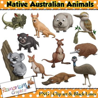 Australian Animals Clipart