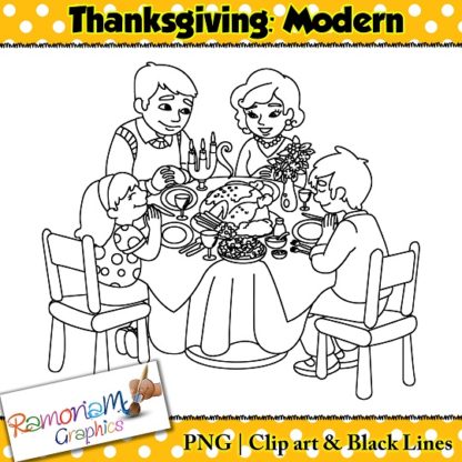 Thanksgiving Clip art - Modern Day - Image 3