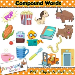 Compound Words Clipart Set 5 – Kids Approved