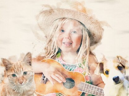 Watercolor Portrait - Image 7