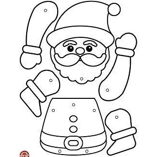 FREE Moveable Santa Puppet