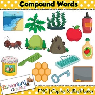 Compound Words Clipart Set 1