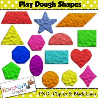 Playdough Shapes Clip art, Photos