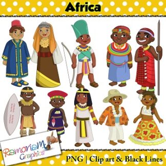 Children of the World Clip art Africa