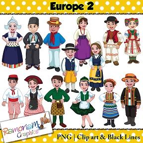 Children of the World Clip art Europe 2