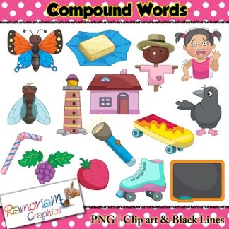 Compound Words Clip art 8