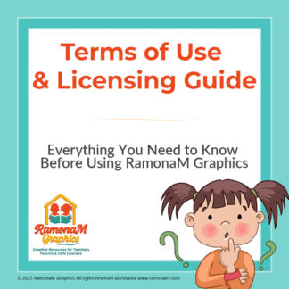 Cover image for RamonaM Graphics Terms of Use and Licensing Guide
