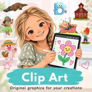 Original clip art graphics for teachers and creative projects